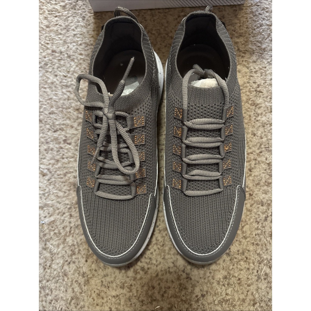 Stroll Men's Sz 8.5 Gray Golf Shoes Performance Knit Gray White‎